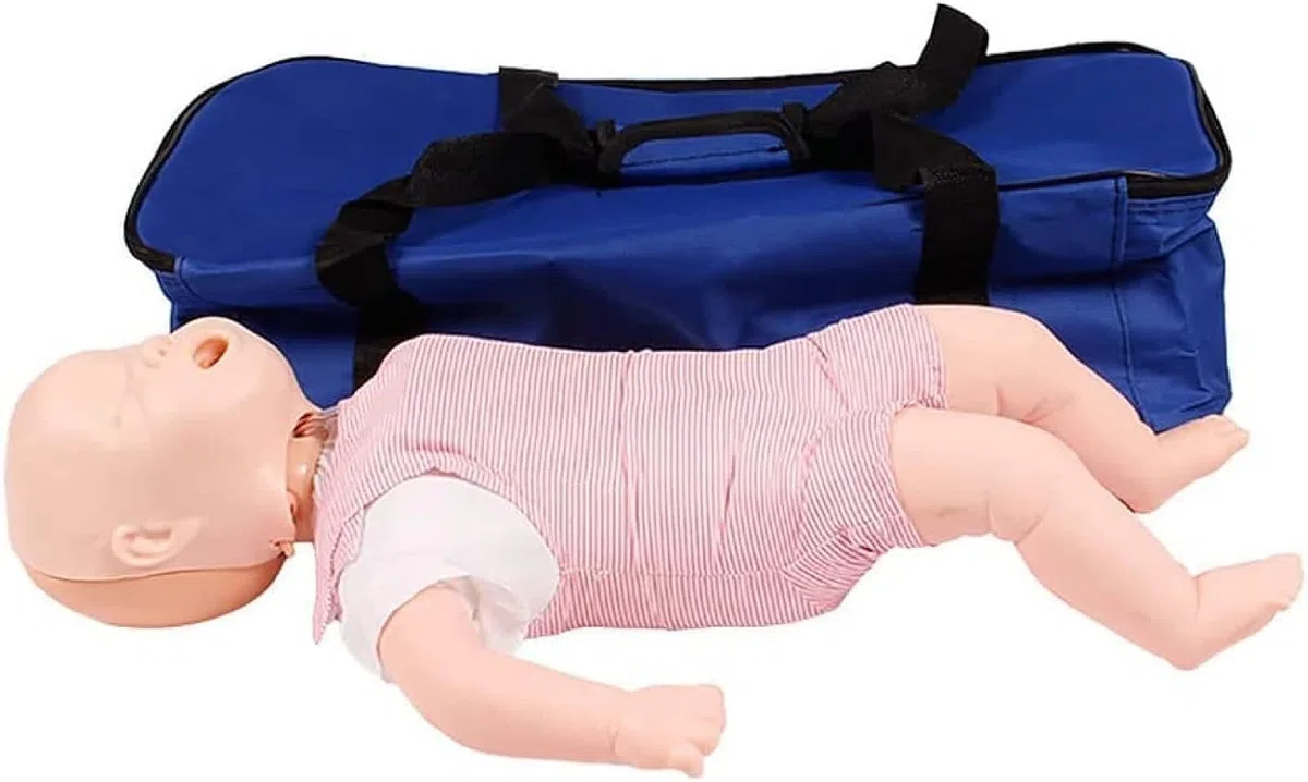 DKULMN Mannequin de Premiers Secours pour Nourrissons, simulateur d'infarctus, modèle de réanimation Cardio-pulmonaire, Mannequin de Formation Professionnelle ou Aide à l'enseignement