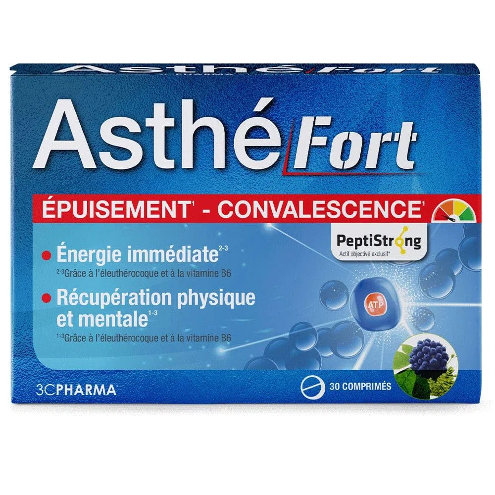 Les 3 chênes AsthéFort Epuisement - Convalescence 30 comprimés