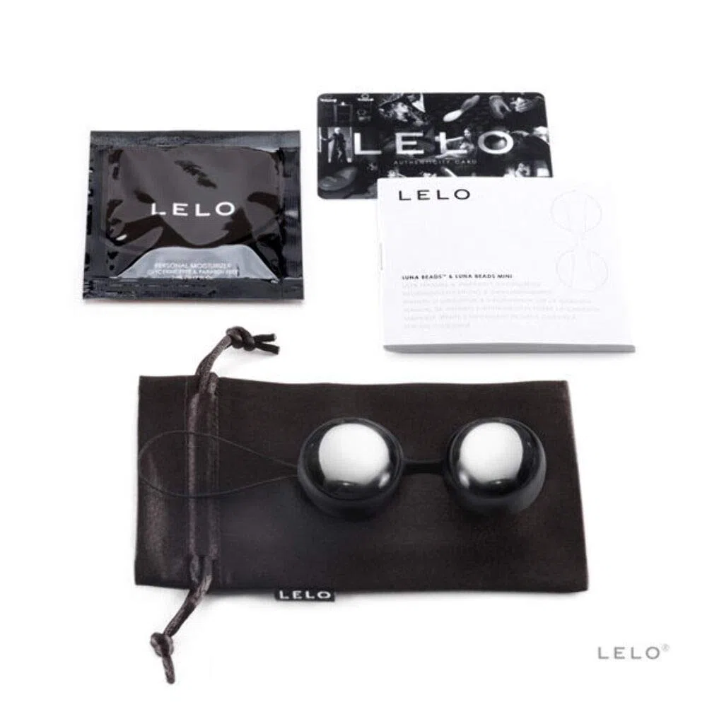 LELO LUNA Beads LUXE - Ben Wa Balls de Luxe en Argent - Plaisir Sophistiqué via Boules de Kegel Haut de Gamme (Garantie 1 An)