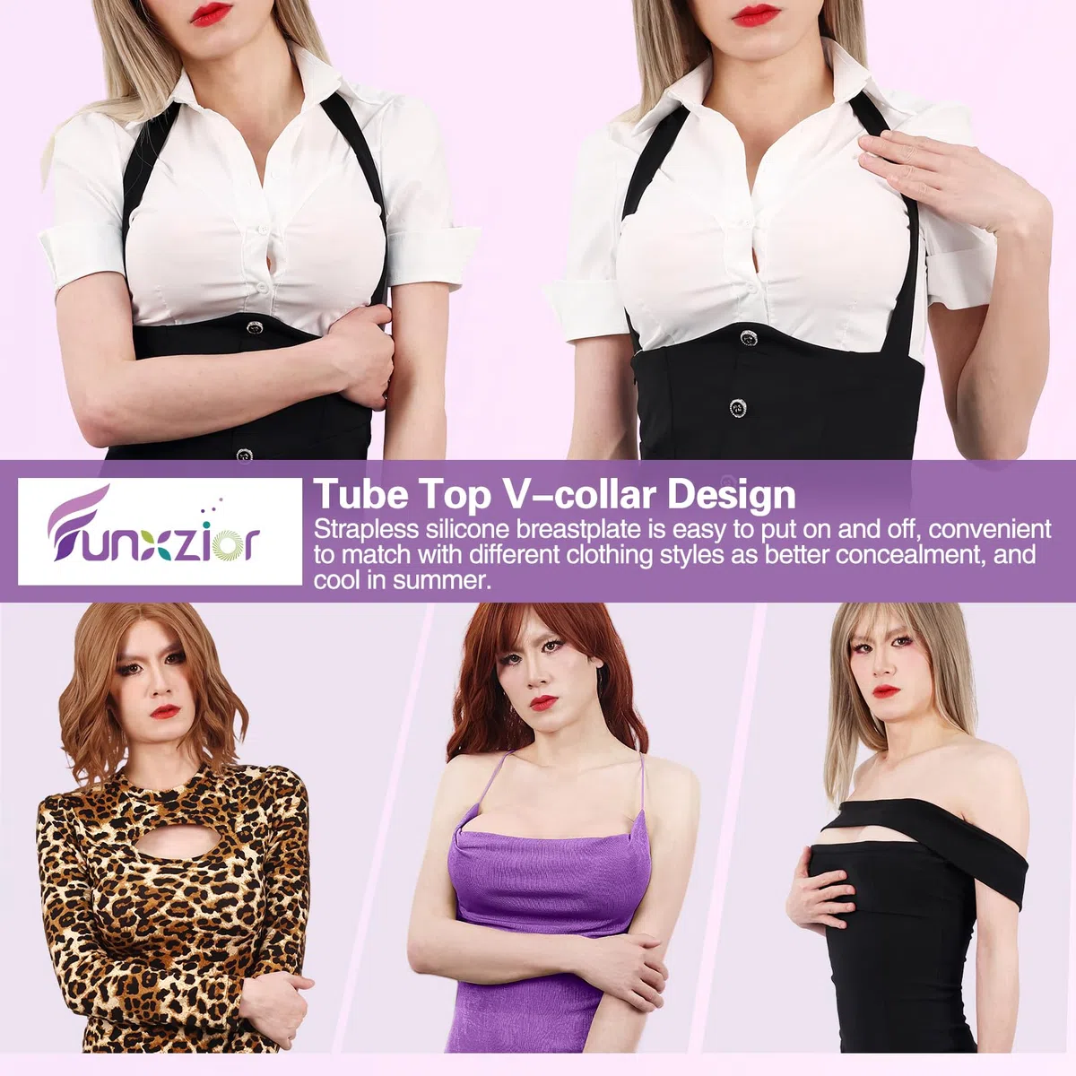 Seins en Silicone Caraco sans Bretelles pour Travestis Transgenres Prothèse de Mastectomie Cosplay Fausses Sein Prothèses Mammaires