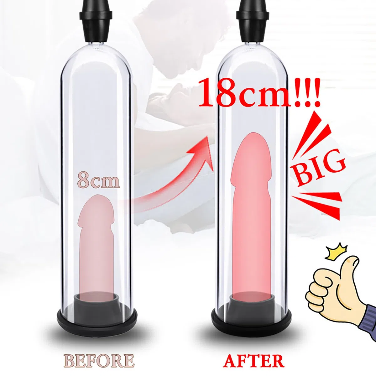 Pompes a penis avec levier manuel Vide Penies Pump sextoys avec 3 gaines de paille pour l'agrandissement du penis Erection Penis pump Masturbiere pour hommes, couple