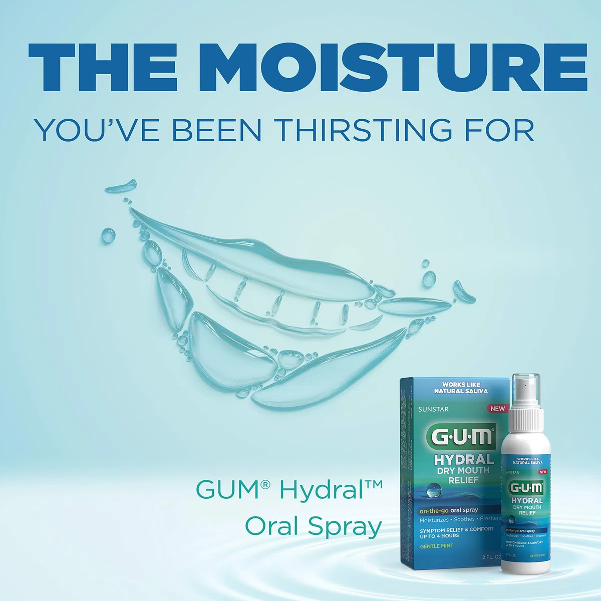 Gum Hydral Spray Dry Mouth 50ml