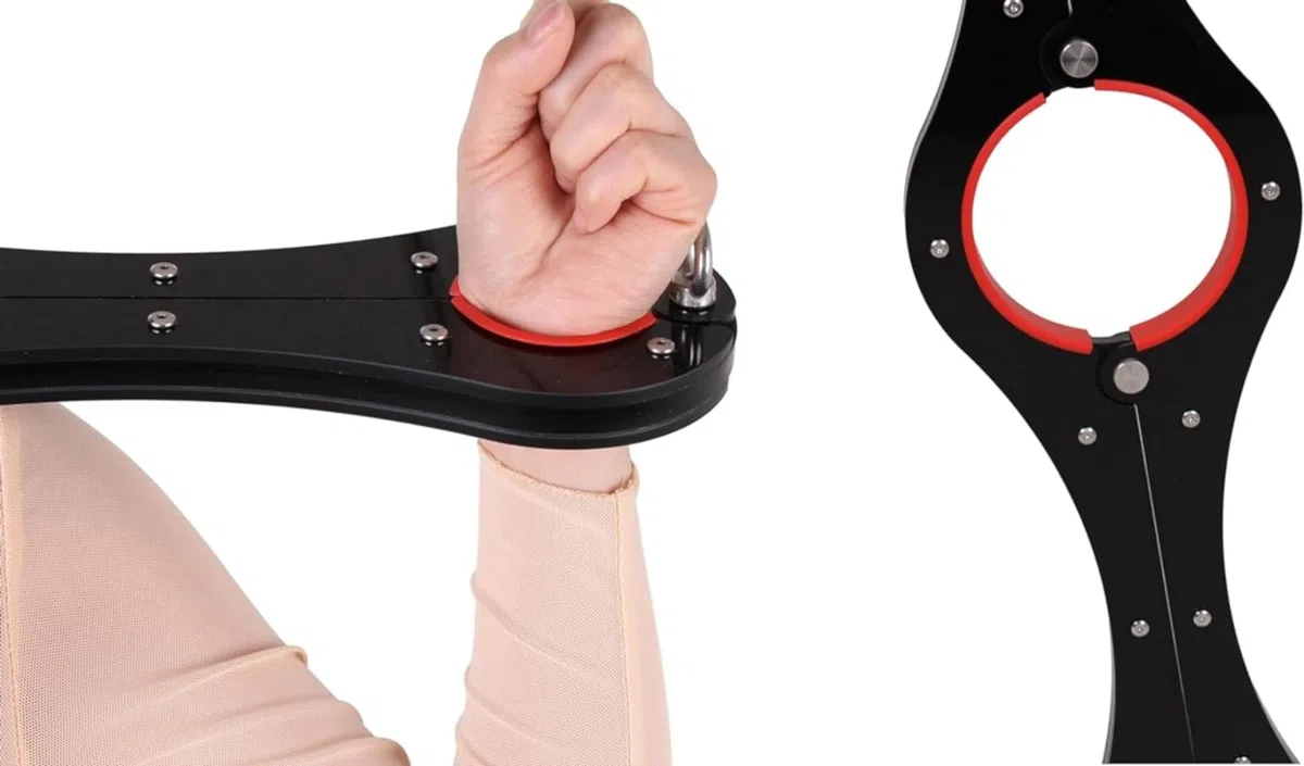 Jouets BDSM Menottes Au Pilori SM Extrême Auto Bondage Fétiche Menottes Érotiques Colliers Sexuels Bondage Esclave SM Jeux Dispositif de Bondage