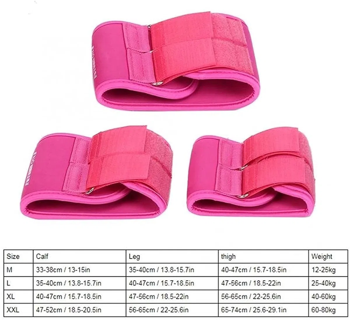 Ceinture de Correction de Jambe O/X réglable, correcteur de Posture, redressage des Genoux, Bande de Correction, correcteur de Posture, beauté, Ceinture de Jambe (Rosa XL) Vision