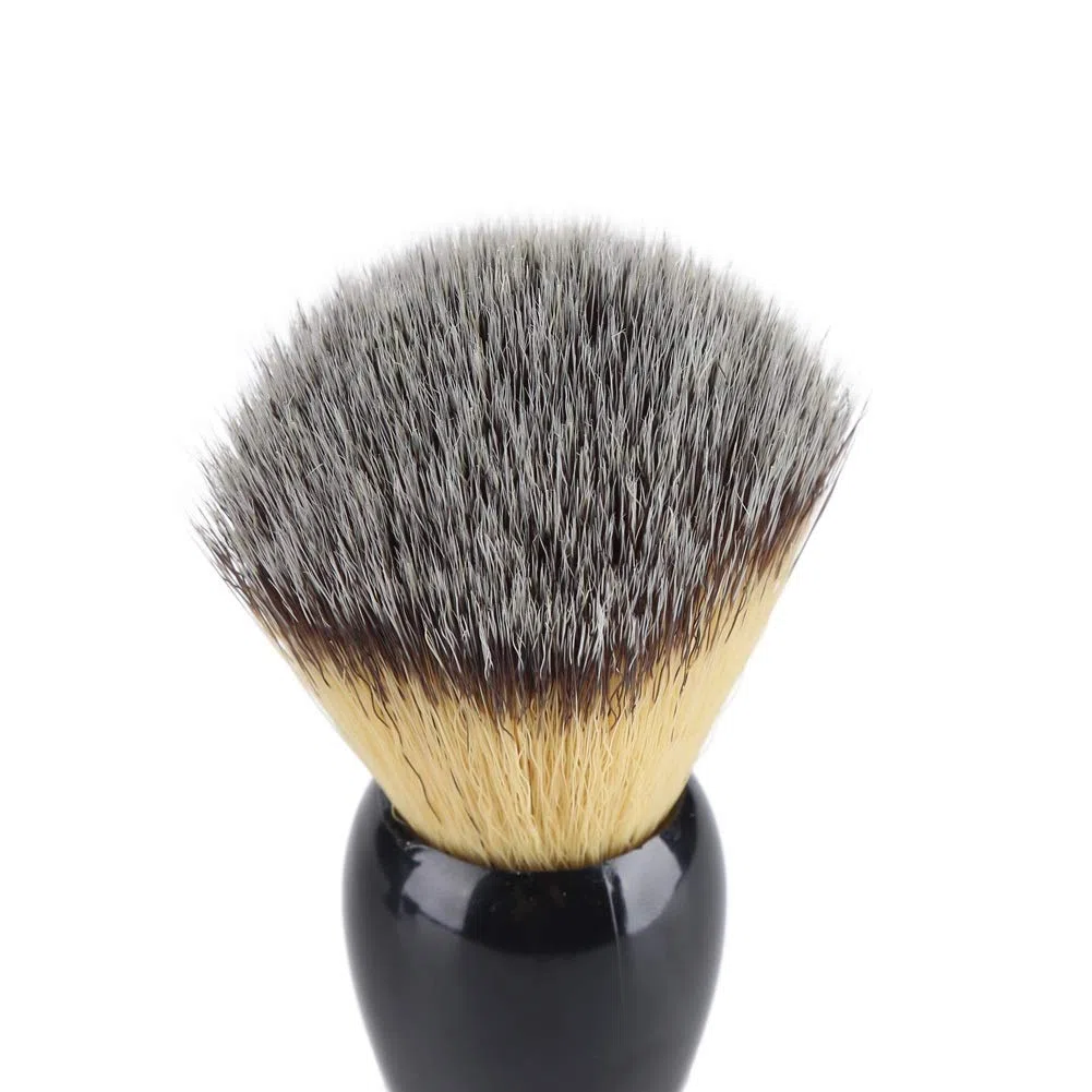 Nikou Set de blaireau - Support de pinceau + pinceau + bol de rasage pour homme