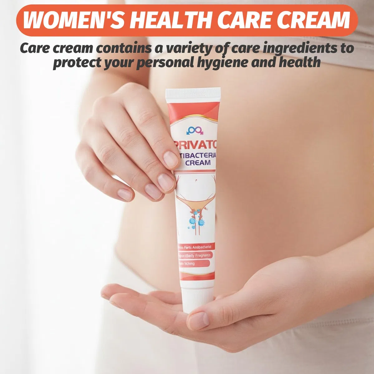 2 Pcs Crème Antibactérienne Intime, Crème Antifongique Apaisante et Réparatrice pour Homme et Femme, Soulage Rapidement les Démangeaisons, Rougeurs et Irritations de la Peau