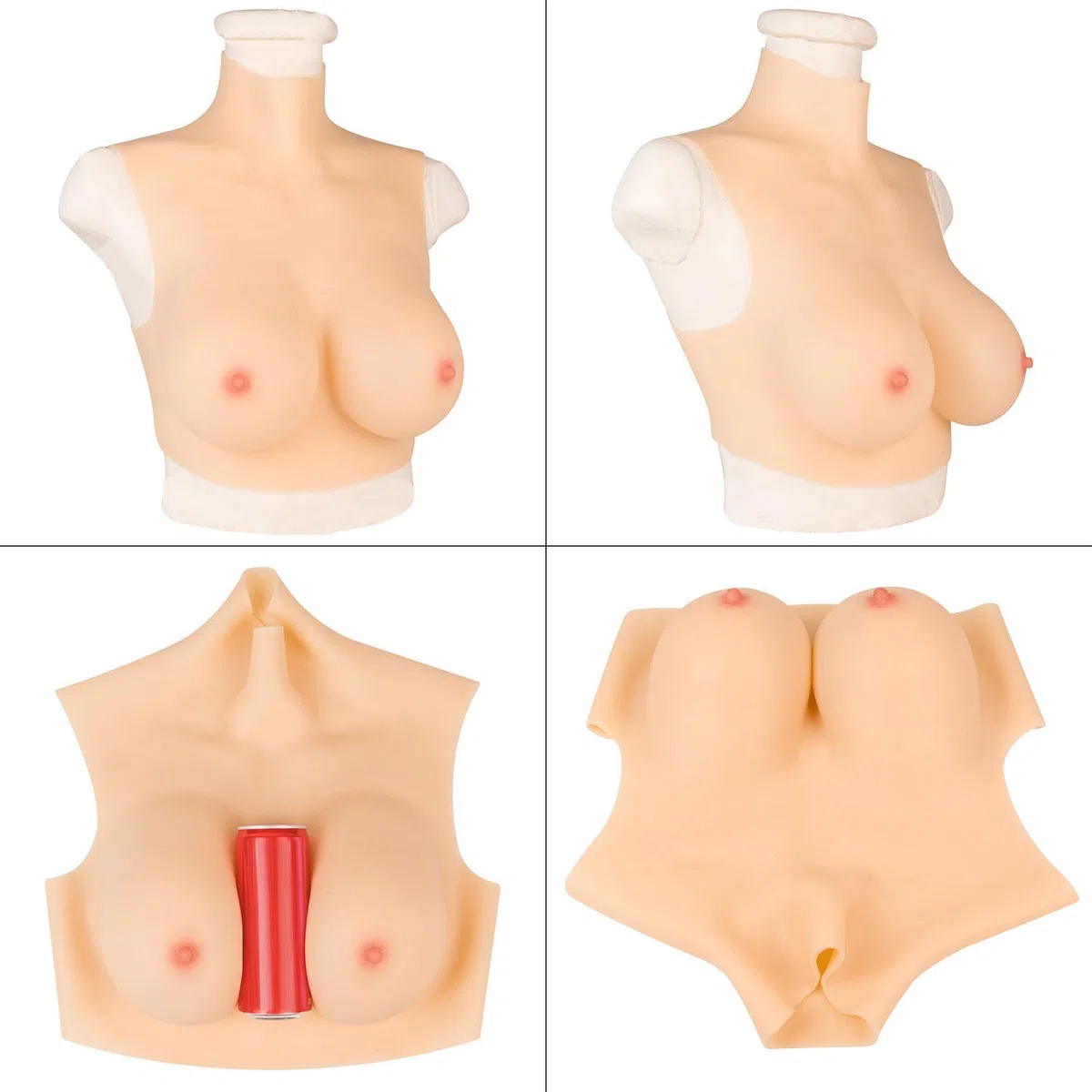 Silicone Seins Faux Seins Silicone Fournitures Mastectomie Fausse Poitrine pour Crossdresser Drag Queen C-H Cup