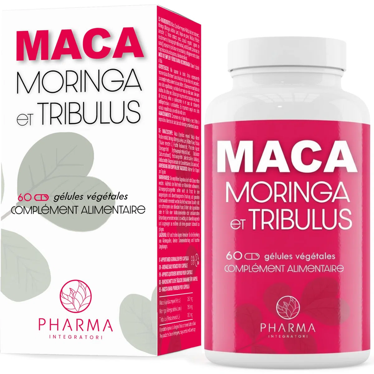 Maca Noire du Pérou avec Moringa et Tribulus Terrestris – 60 Gélules | Maca noire, rouge et jaune du Pérou avec Moringa et Tribulus. Complément alimentaire en gélules végétales.