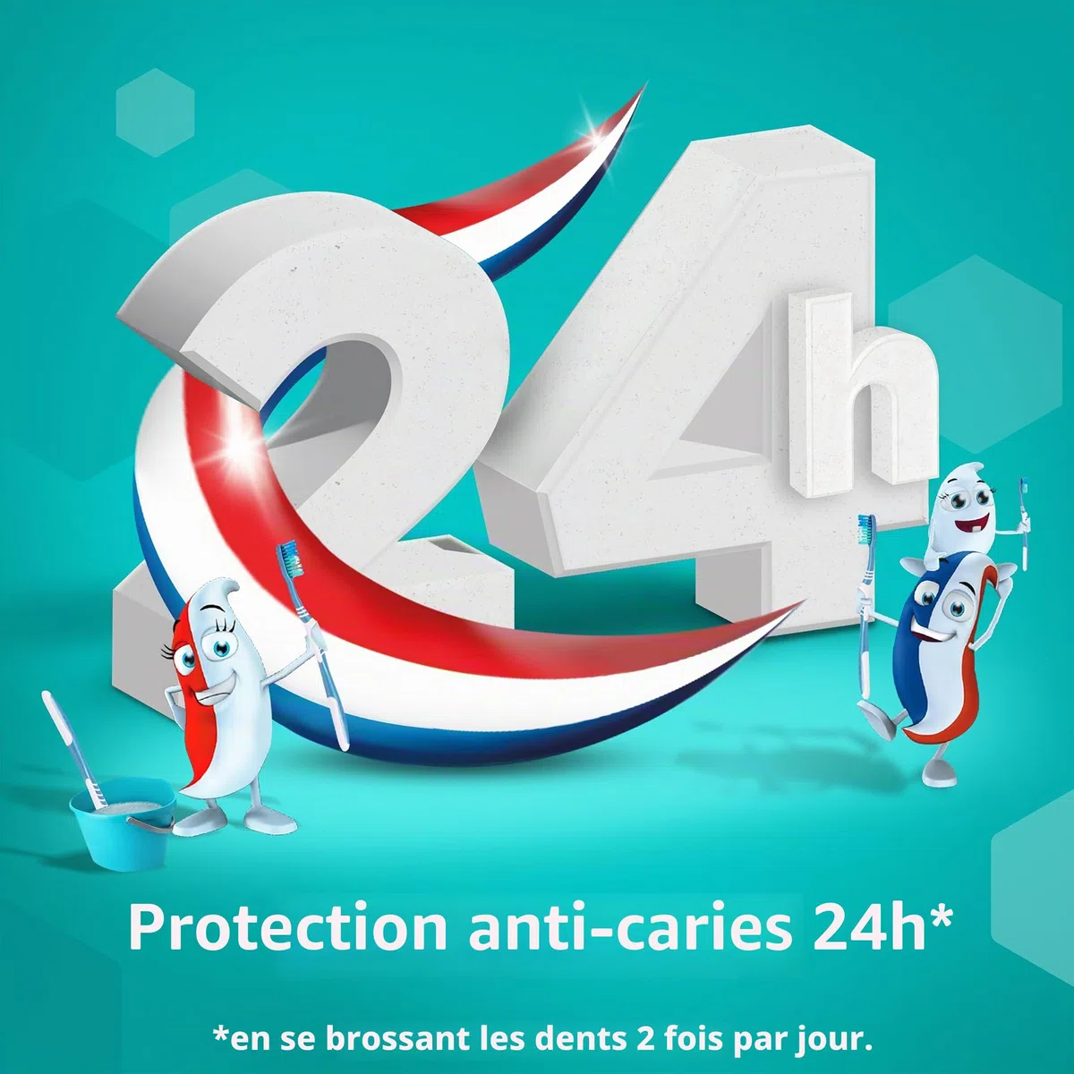 Odol-med3 Lot de 4 dentifrices dentifrice junior pour enfants à partir de 6 ans pour protéger les dents de lait et les dents permanentes, 4 x 75 ml