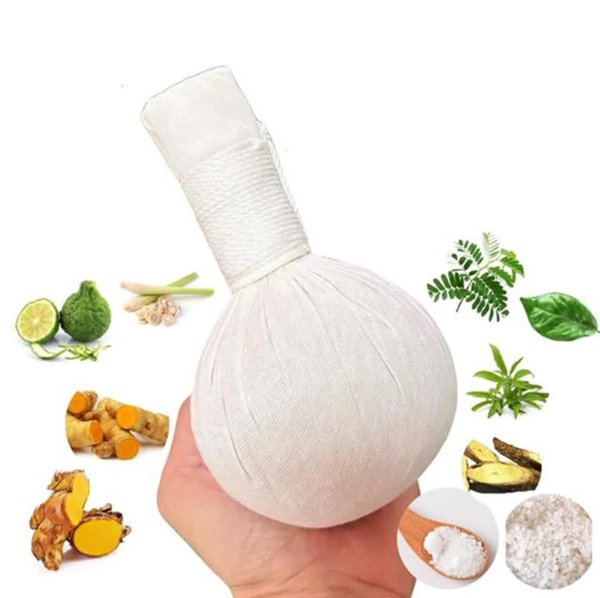 Lot de 2 tampons à herbes Ayurveda - 100 g