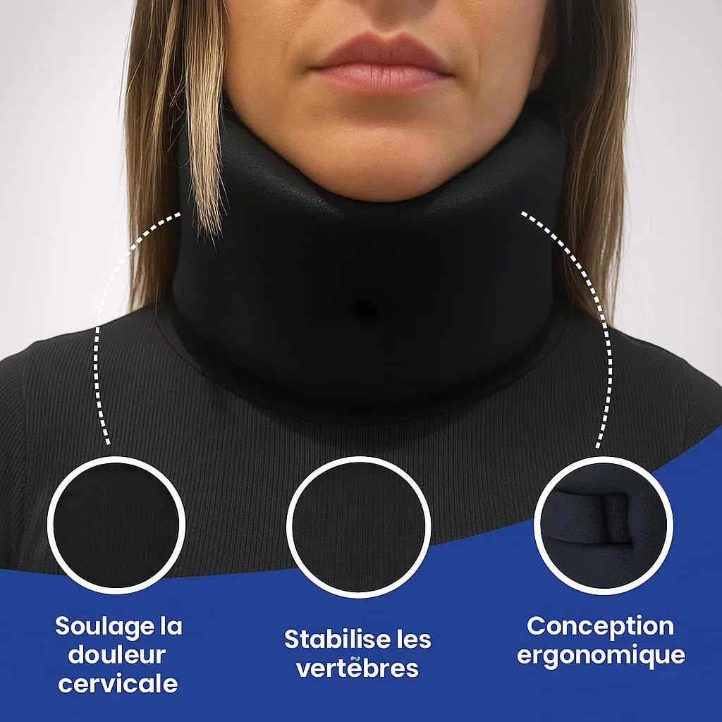 Collier cervical - minerve cervicale femme - minerve cervicale homme