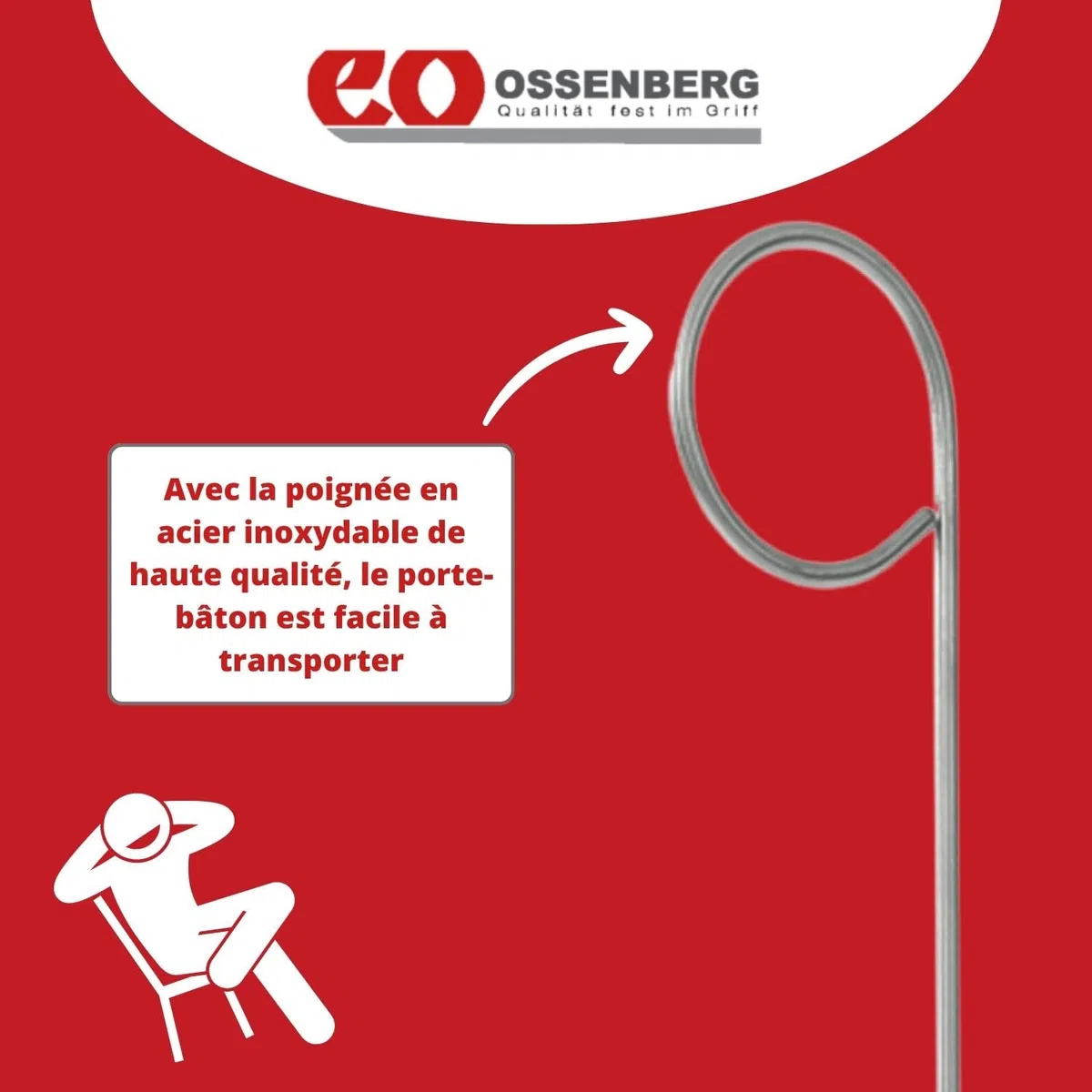 Support de canne pour déambulateurs - Porte-parapluie pour cannes de marche - En plastique - Support droit des cannes - Support pour 2 déambulateurs - Support de béquille portable