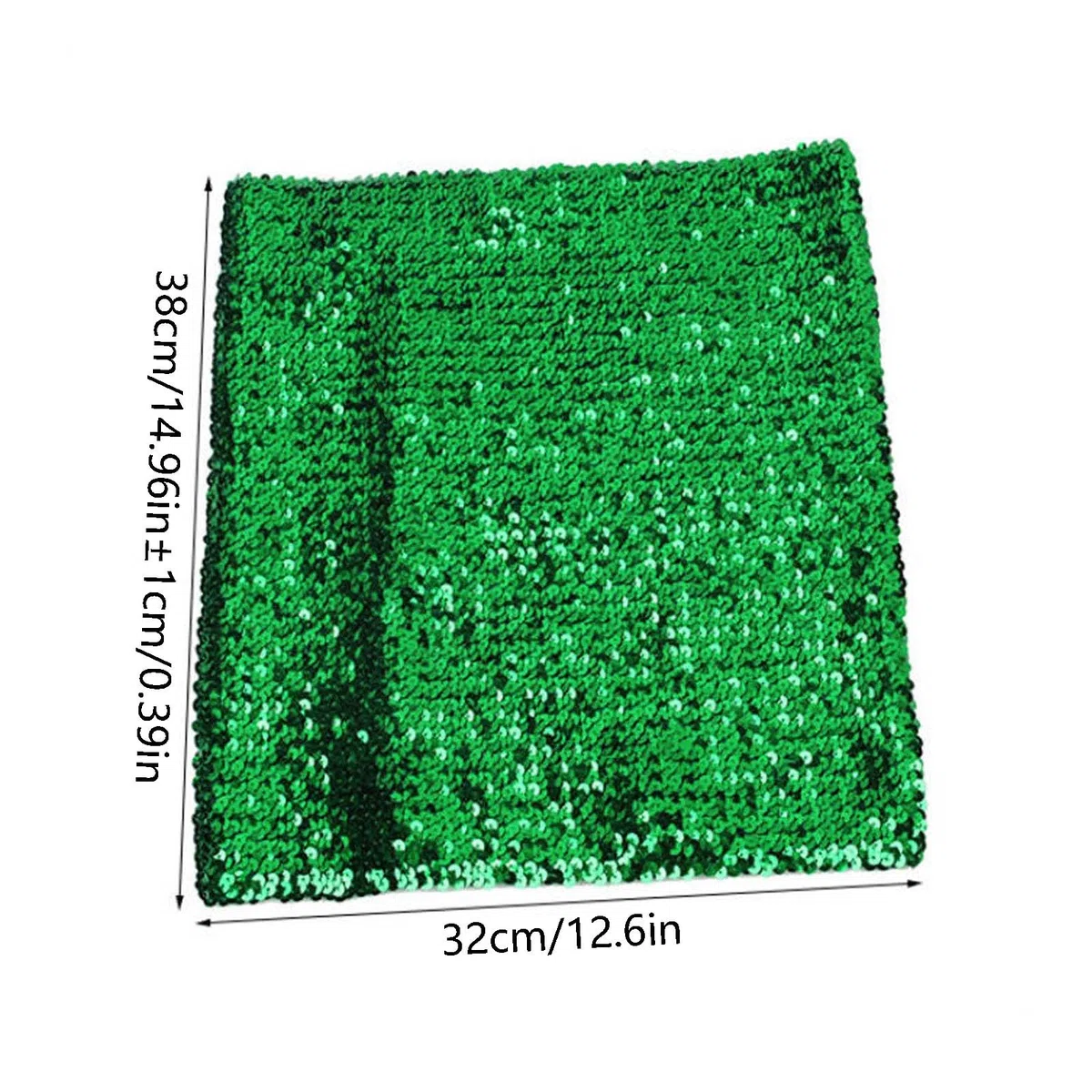 Jupe à paillettes pour femme - Sexy - Taille basse - Mini jupe avec élastique - Blanche - Style disco des années 70 et 80 - Pour soirée dansante - Jupe enveloppante brillante - Pour le Nouvel An, le