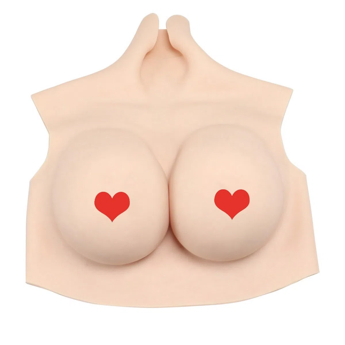 Soutien-Gorge pour prothèse Mammaire Poitrines de Silicones Rempli Silicone F Cup, Silicone Mastectomie Transgenre Cosplay, Formes mammaires en Silicone, Fournitures Mastectomie, Ivoire